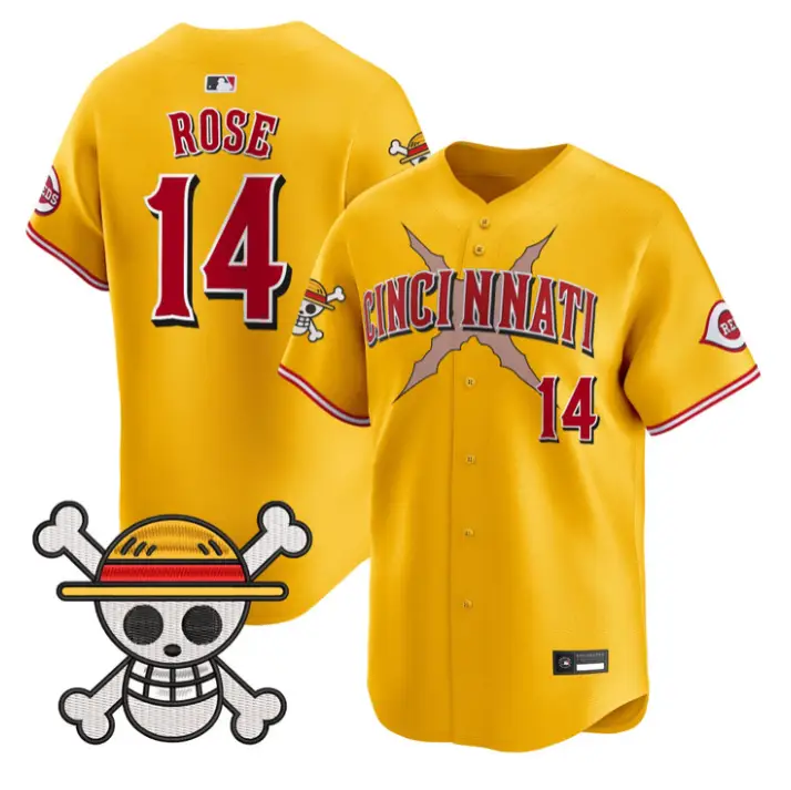 Pete Rose Jersey #14 Cincinnati Reds One Piece Vapor Premier Stitched