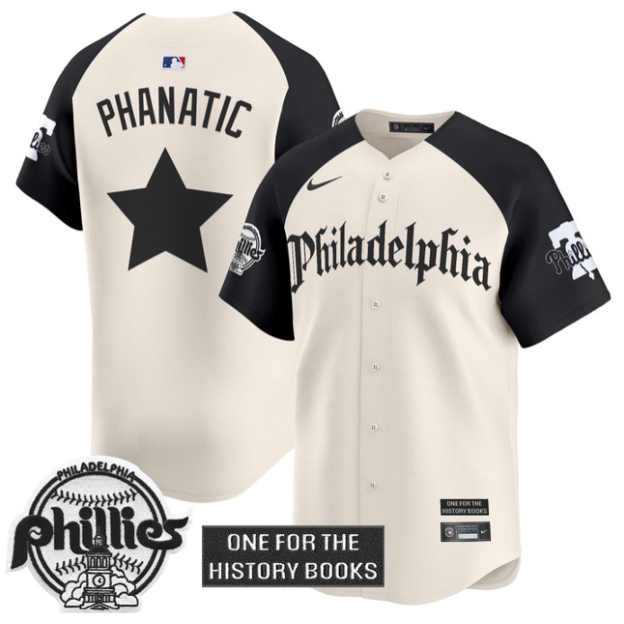 Phanatic Jersey Phillies Retro Newspaper Edition Vapor Premier Limited Stitched Alternate