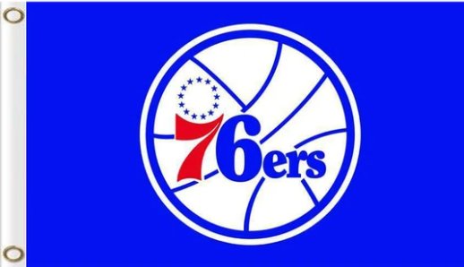 Philadelphia 76ers Club US Flag 3X5Ft Polyester Banner USA Digital Print