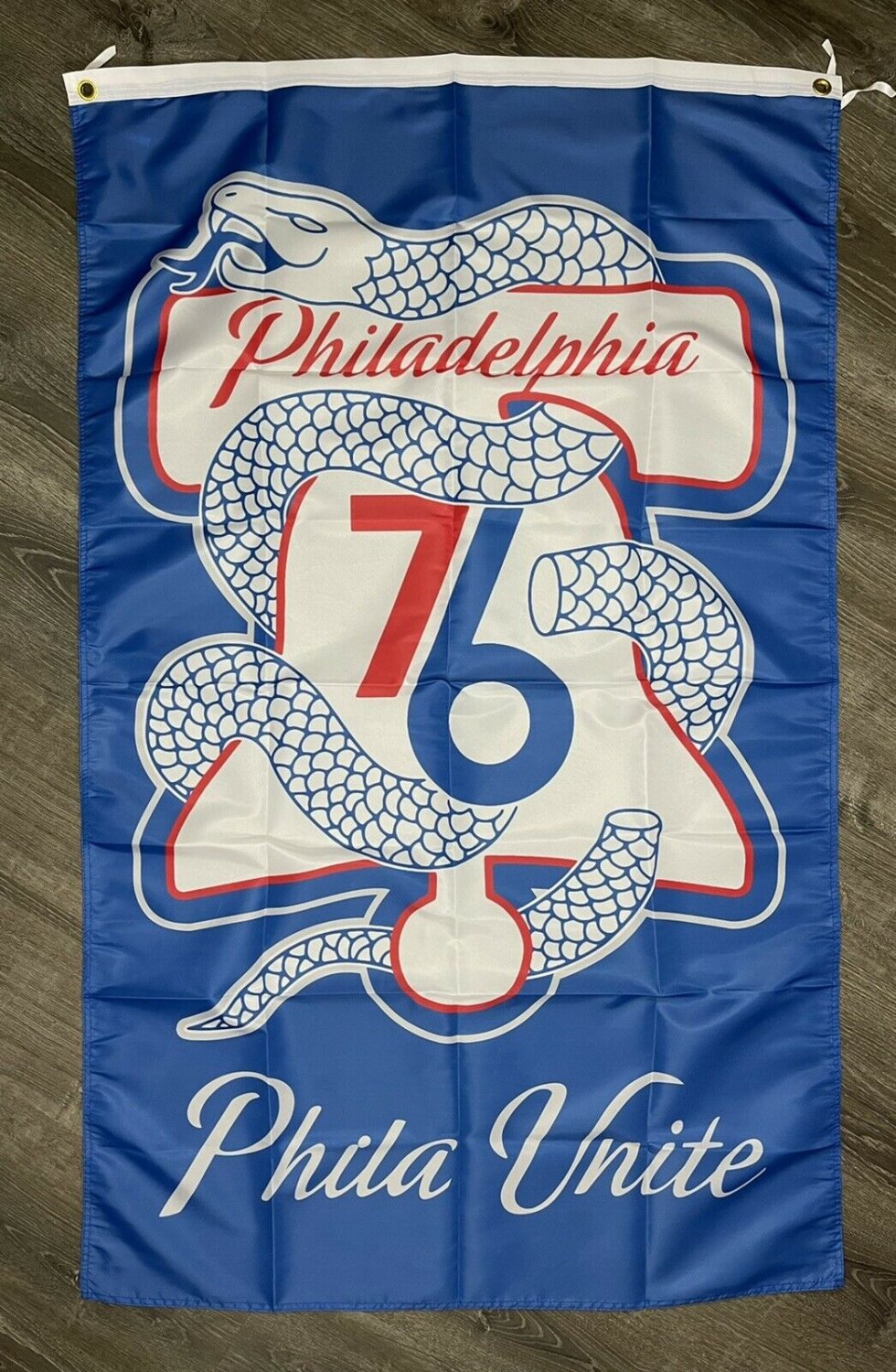 Philadelphia 76ers Flag 3x5 ft Vertical Sports Basketball Banner Man-Cave Vertical