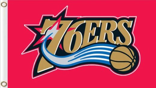 Philadelphia 76ers Team US Flag 3X5Ft Polyester Banner USA Digital Print
