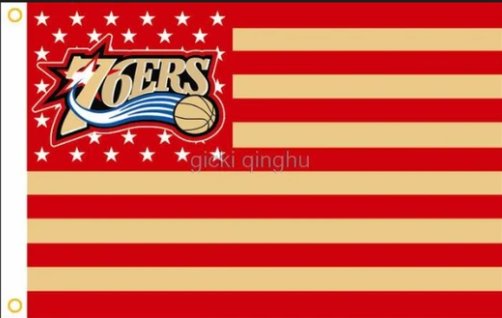 Philadelphia 76ers Team US Sport Flag 3X5Ft Polyester Banner USA Digital Print