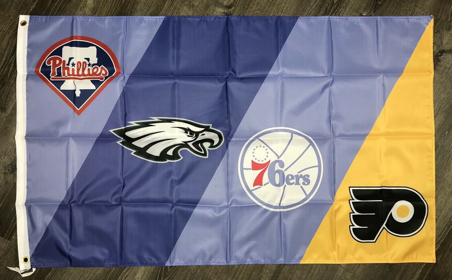 Philadelphia Eagles 76ers Flyers Phillies All Day Flag 3x5 ft Banner Man-Cave