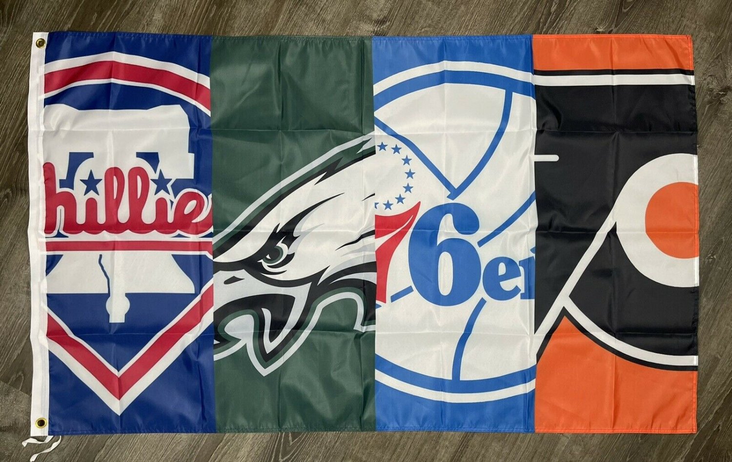 Philadelphia Eagles 76ers Flyers Phillies Flag 3x5 ft Sports Banner Man-Cave Bar