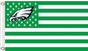 Philadelphia Eagles Star & Strips Flag 3X5 Ft Polyester Banner USA 90x150cm