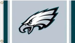 Philadelphia Eagles Stripe Flag 3X5 Ft Polyester Banner USA 90x150cm