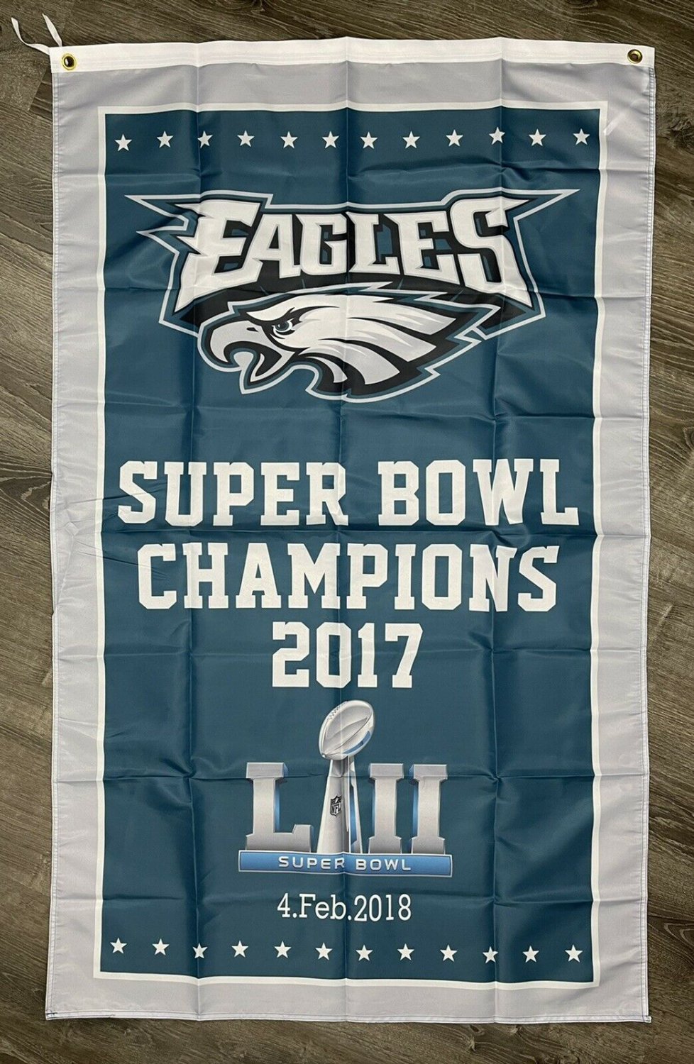Philadelphia Eagles Super Bowl Championship Flag 3x5 ft Banner Man-Cave Bar