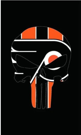 Philadelphia Flyers Skull Flag 3X5Ft Polyester Digital Print Banner USA