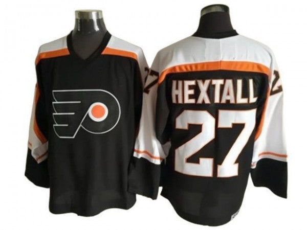 Philadelphia Flyers #27 Ron Hextall Vintage CCM Jersey -Black