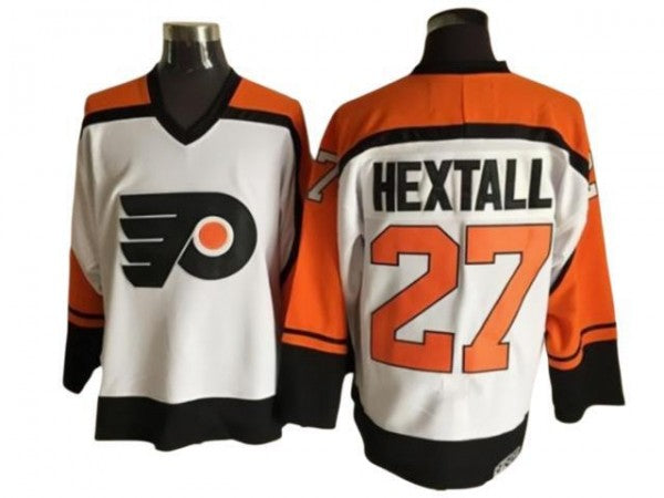 Philadelphia Flyers #27 Ron Hextall Vintage CCM Jersey - White