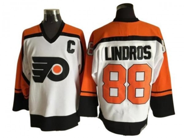 Philadelphia Flyers #88 Eric Lindros Vintage CCM Jersey - White