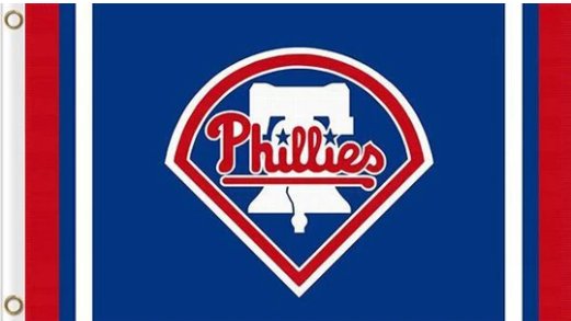 Philadelphia Phillies Custom flag 3X5Ft Banner USA Polyester with Brass Grommets