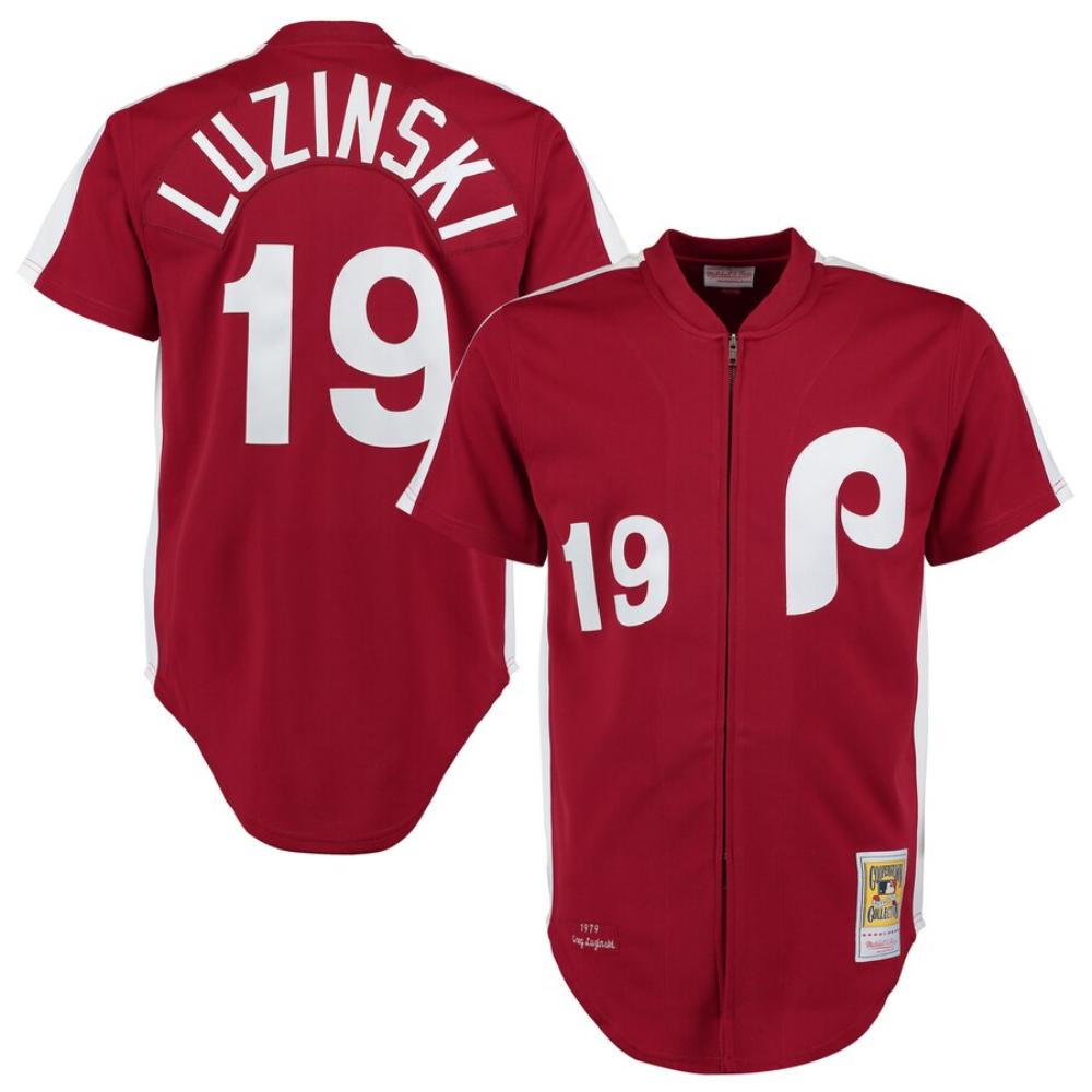 Philadelphia Phillies Greg Luzinski Red 1979 Throwback Jersey
