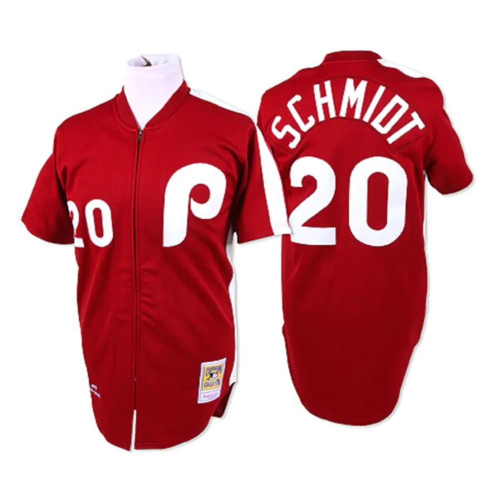 Philadelphia Phillies Mike Schmidt Red 1979 Throwback Jersey