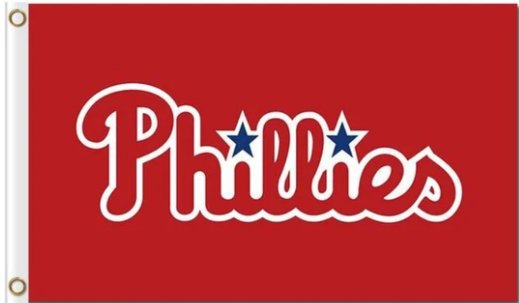 Philadelphia Phillies Red Sport Banner Flag 3X5Ft Banner USA Polyester with Brass Grommets