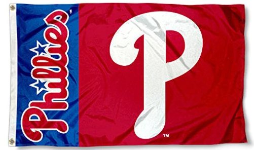 Philadelphia Phillies US flag 3X5Ft Banner USA Polyester with Brass Grommets
