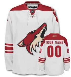 Phoenix Coyotes Customized White Jersey