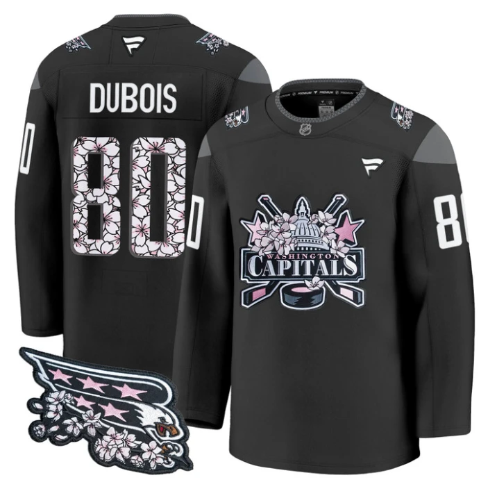 Pierre-Luc Dubois Jersey #80 Washington Capitals 2026 Premium Stitched