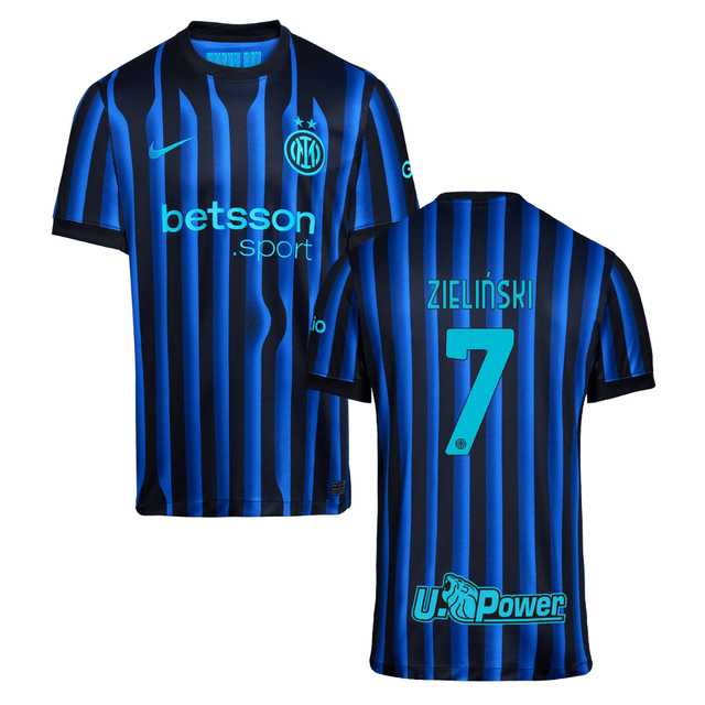 Piotr Zieliński #7 Inter Milan 2025-26 Home Match Jersey – Blue