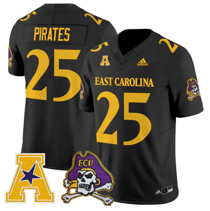 Pirates Jersey #25 East Carolina Pirates 2025 Vapor Limited Stitched