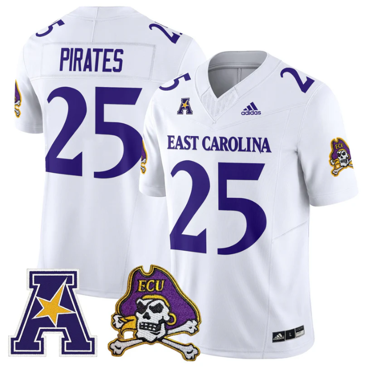 Pirates Jersey #25 East Carolina Pirates 2025 Vapor Limited Stitched