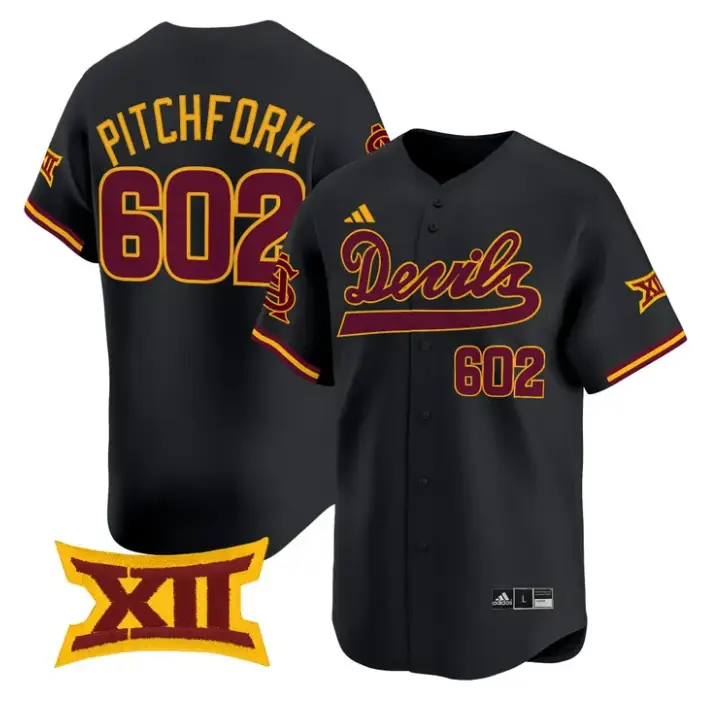 Pitchfork Jersey #602 Sun Devils 2026 Softball Vapor Premier Stitched