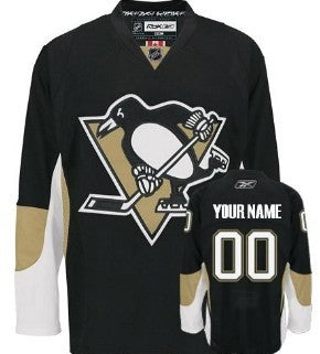 Pittsburgh Penguins Customized Black Jersey