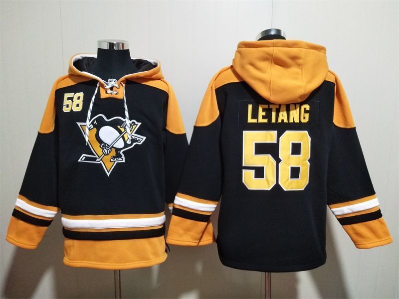 Pittsburgh Penguins #58 Kris Letang Pullover Hoodie