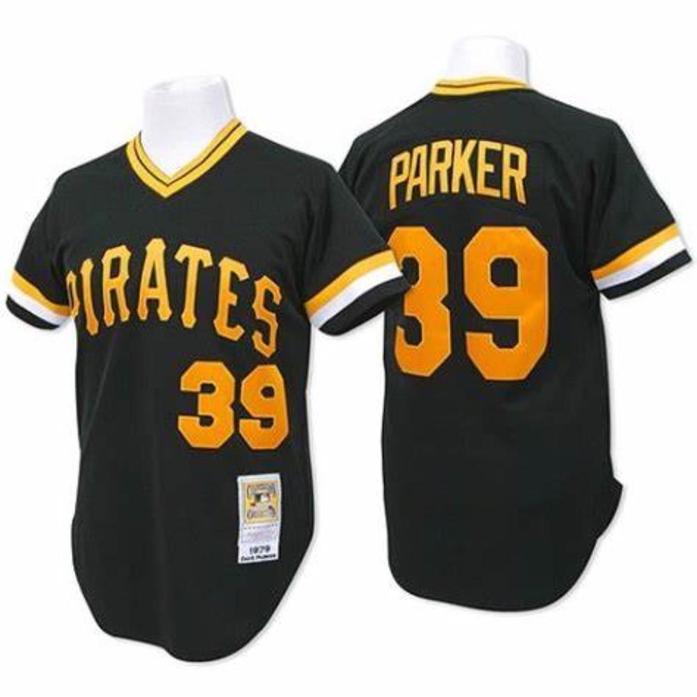Pittsburgh Pirates Dave Parker Black 1979 Throwback Pullover Jersey