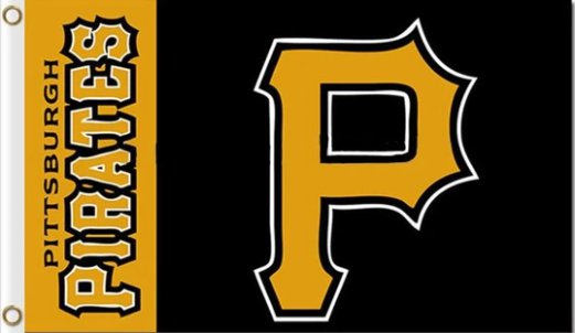 Pittsburgh Pirates Flag Baseball 3X5Ft Banner USA Polyester with Brass Grommets