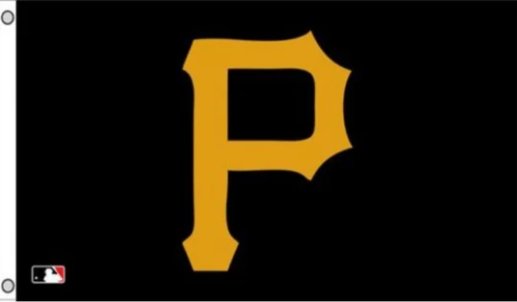 Pittsburgh Pirates US Flag 3X5Ft Banner USA Polyester with Brass Grommets
