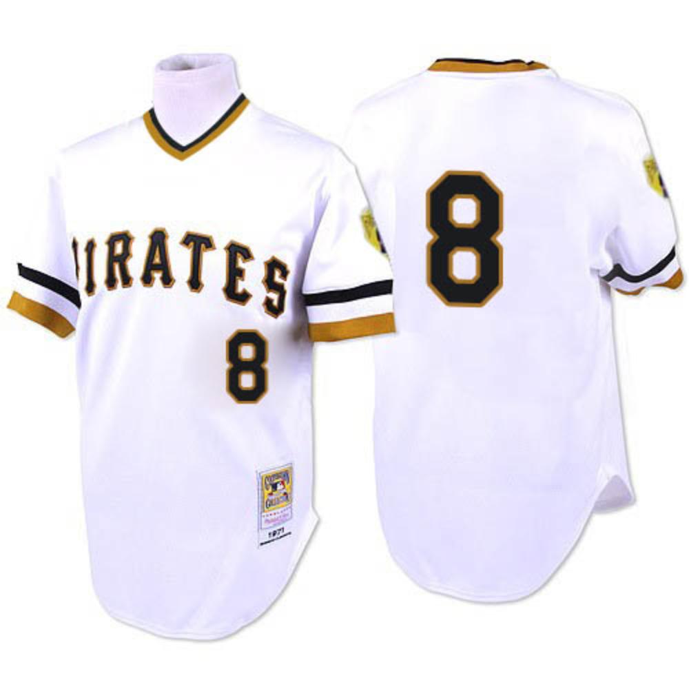 Pittsburgh Pirates Willie Stargell White 1971 Throwback Pullover Jersey