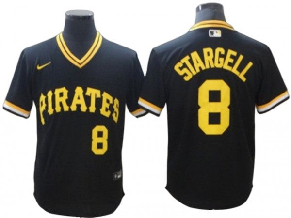 Pittsburgh Pirates #8 Willie Stargell Gold City Connect Jersey