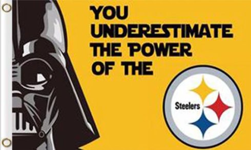 Pittsburgh Steelers Star Wars Flag 3X5 Ft Polyester Banner USA 90x150cm