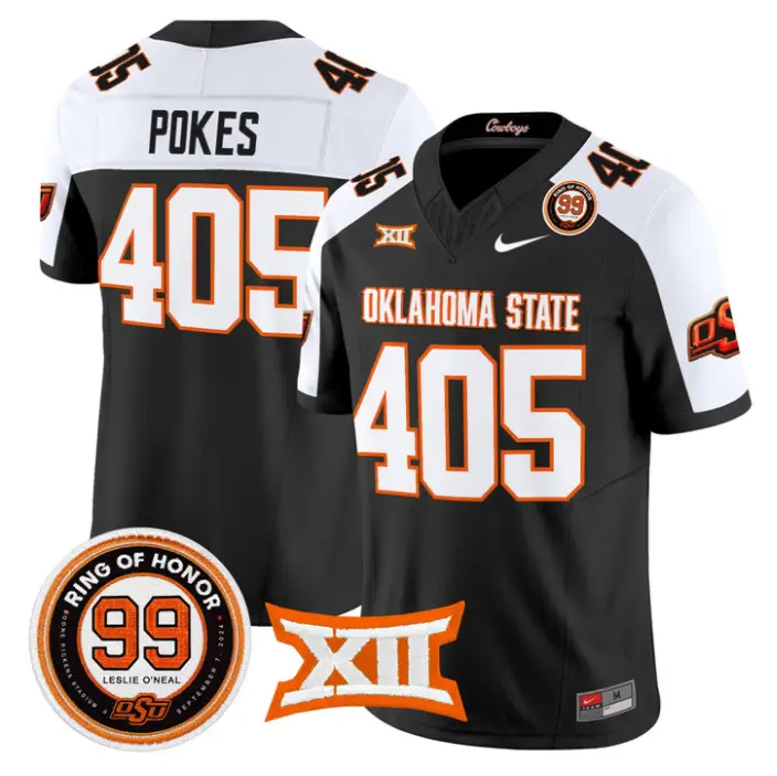 Pokes  Jersey #405 Oklahoma State 2026 Leslie O'neal Limited Stitched