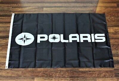 Polaris Black Flag 3X5 Ft Polyester Banner USA 90x150cm