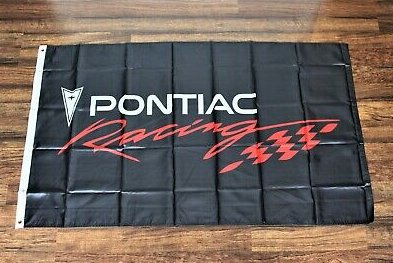 Pontiac Racing Car Flag 3X5 Ft Polyester Banner USA 90x150cm