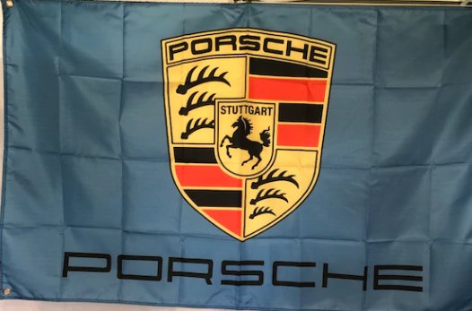 Porsche Flag Car 3X5 Ft Polyester Banner USA 90x150cm