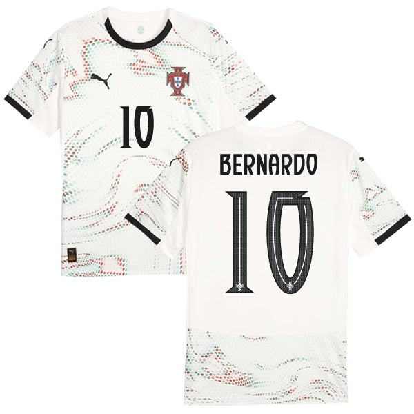 Portugal 2025 Away Bernardo #10 Jersey