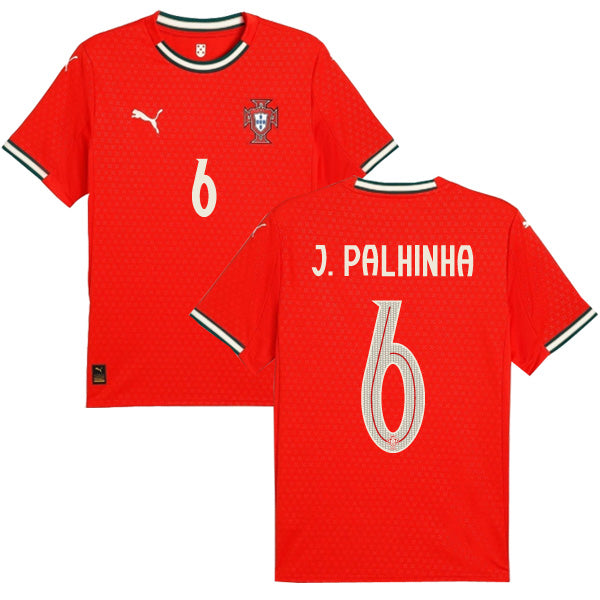 Portugal 2025 Home J. Palhinha #6 Jersey