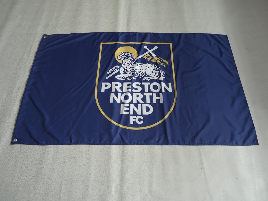 Preston North End Football Club Flag 3x5ft Banner polyester