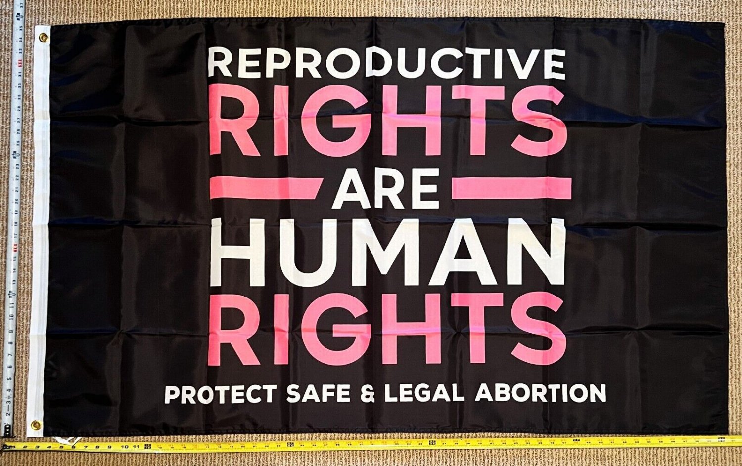 Pro Women Pro Choice Flag Rep Women's Human Rights USA Sign 3x5'