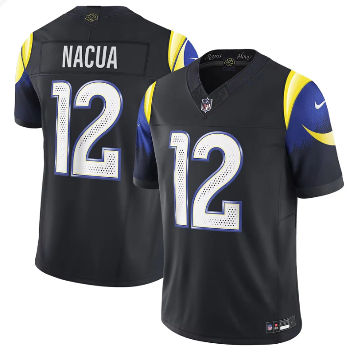 Puka Nacua Jersey #12 Rivalries 2025 Vapor Limited Stitched