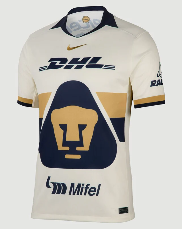 Pumas UNAM 2025-26 Á. RICO 189 Home Jersey – Blanco
