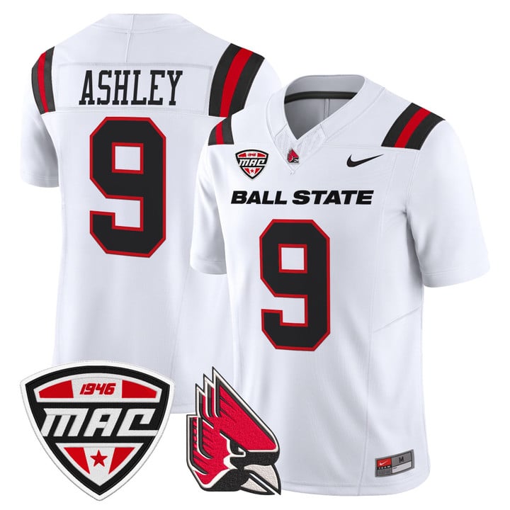 Qua Ashley Jersey #9 Ball State Cardinals 2025 Limited Stitched