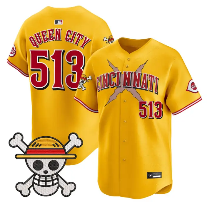 Queen City Jersey #513 Cincinnati Reds One Piece Vapor Premier Stitched