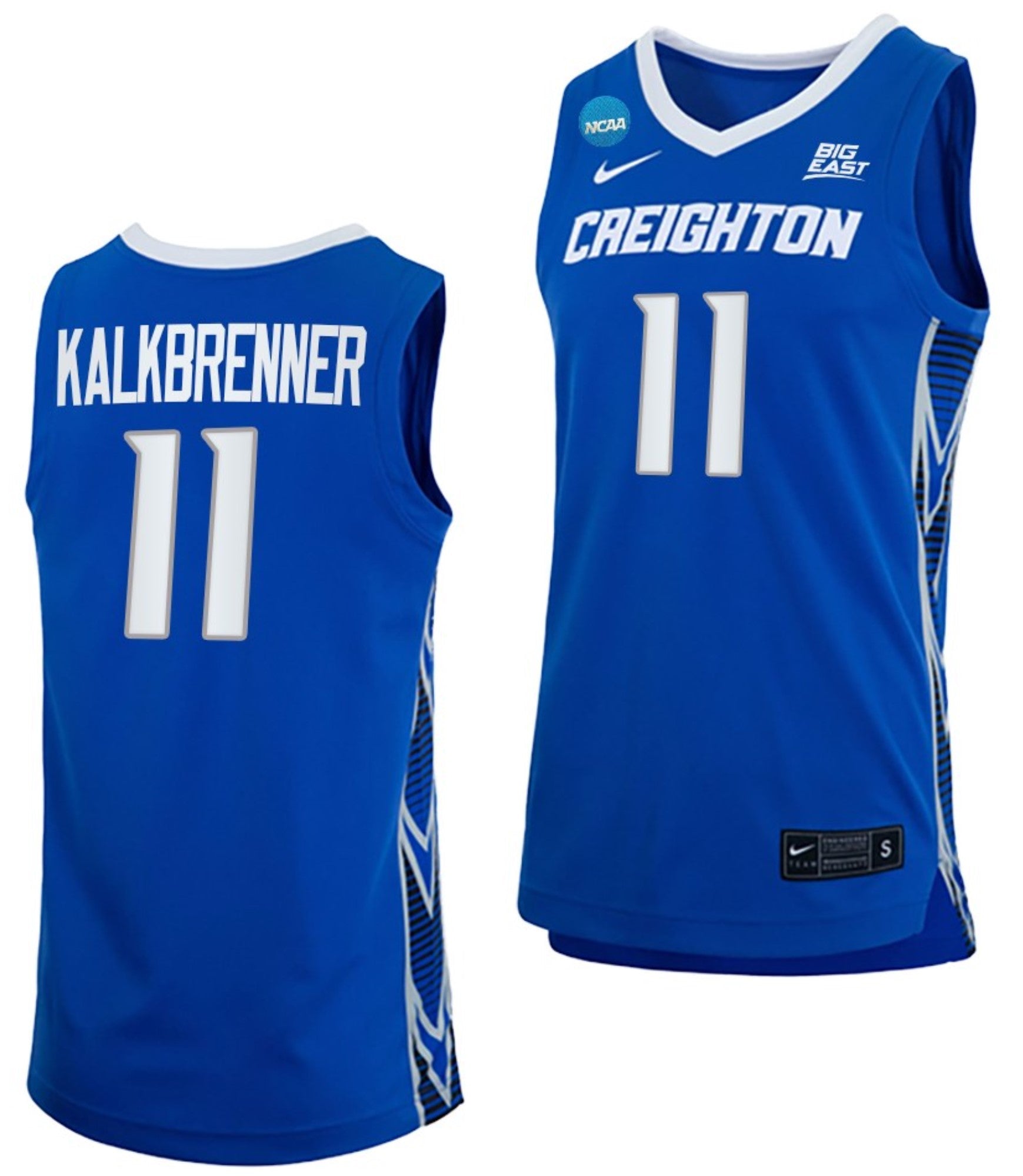 Ryan Kalkbrenner Jersey Creighton Bluejays College Basketball 2023 NCAA March Madness Blue #11