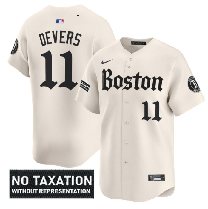 Rafael Devers Jersey #11 Boston Red Sox Retro Newspaper Edition Vapor Premier Limited Stitched