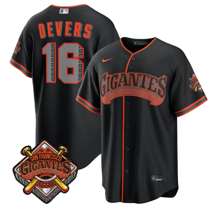 Rafael Devers Jersey #16 San Francisco Giants Los Gigantes Vapor All Stitched