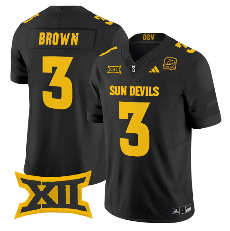 Raleek Brown Jersey #3 Arizona State Sun Devils 2025 Vapor Stitched